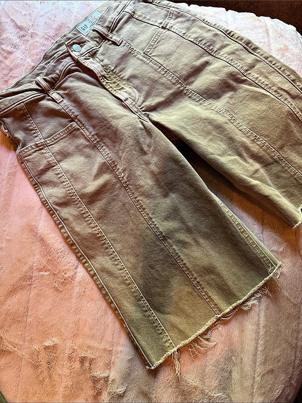 Gap Boyfriend Low Rise Jorts Brown Low Rise Shorts Waist 29